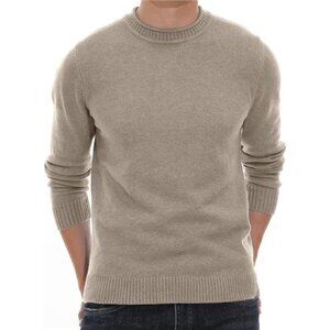 Men's Crewneck Sweater Soft Casual for Classic Pullover with‎ Ribbing Edge